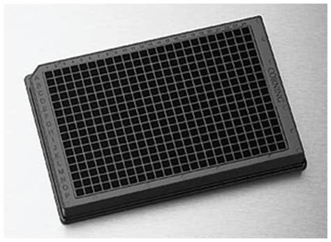 Corning™ 384-Well Solid Black or White Polystyrene Microplates Untreated; Black Corning™ 384 ...