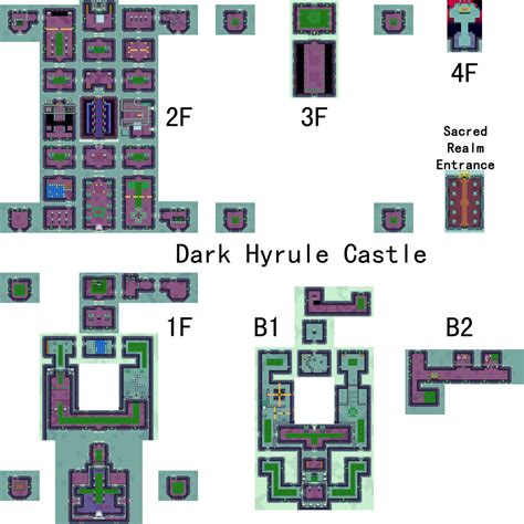 File:Legend of Zelda, The - Minish Cap, The - GBA - Map - Dark Hyrule ...