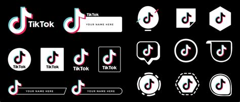 Premium Vector | Tik tok logo collection set of tik tok icons vector ...