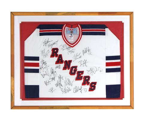 Lot Detail - New York Rangers Signed Hockey Jersey