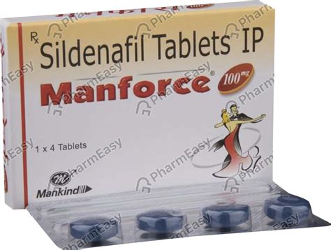 Manforce 100 MG Tablet (4): Uses, Side Effects, Price & Dosage | PharmEasy