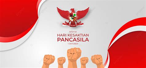 Hari Kesaktian Pancasila 1 Oktober With Garuda Background, Pancasila, Kesaktian Pancasila ...