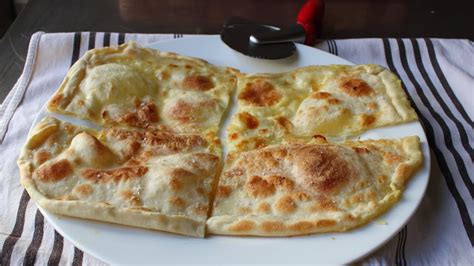 Focaccia di Recco - Rustic Cheese-Filled Italian Flatbread - YouTube