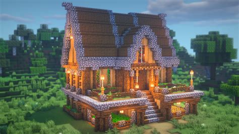 A Large Wooden Mansion the Has everything you would need for survival ...