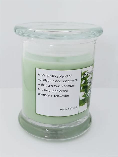 Eucalyptus & Spearmint - Handpoured Candle – Smellum Goodies