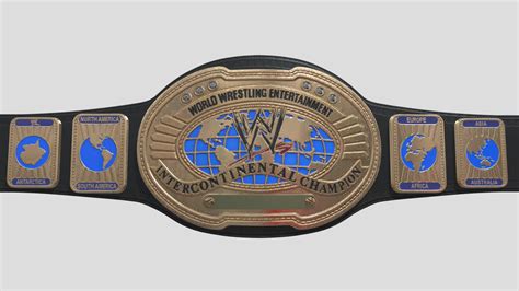 WWE - INTERCONTINENTAL CHAMPIONS BELT '98-'11 - Download Free 3D model ...