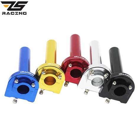 ZS Racing Aluminum Grip Throttle Motorcycle Handle Bar Grip Throttle Assist CNC Alloy Twist Gas ...