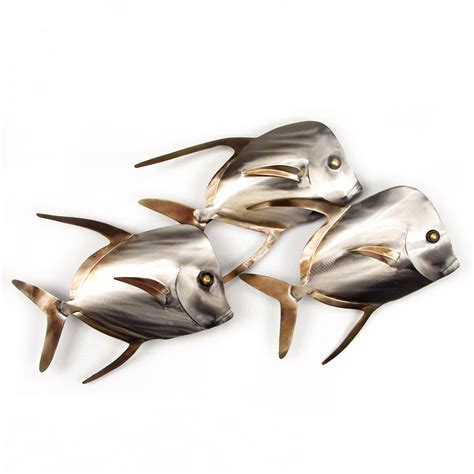 Copper Art by Mark Malizia | Lookdown Fish Stainless Wall Art