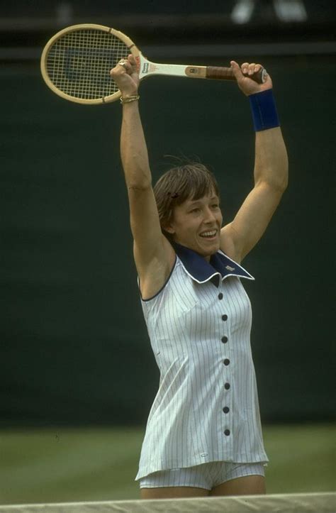 Martina Navratilova by Tony Duffy