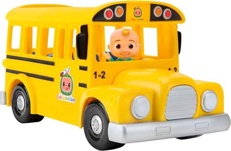 Cocomelon Musical Yellow School Bus ,WT80113: Amazon.co.uk: Toys & Games