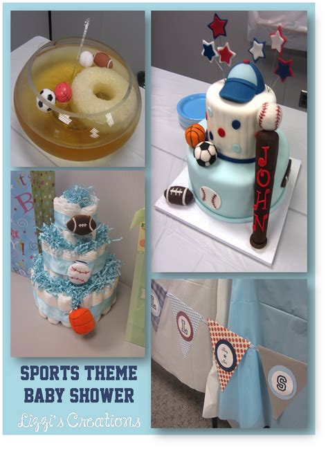 Lizzi's Creations: Sports Theme Baby Shower