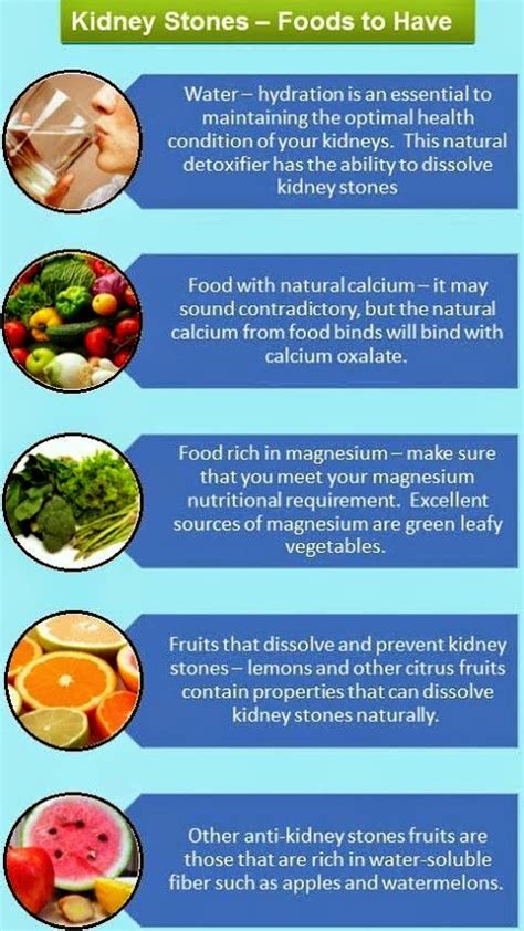 Foods To Eat During Kidney Stones