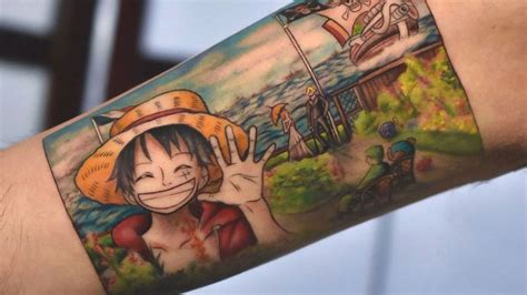 One Piece Tattoos - Monkey D. Luffy and Roronoa Zoro