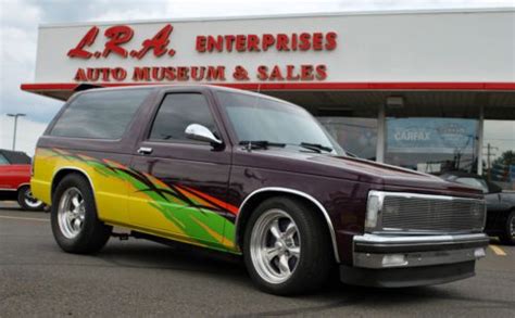 Find used CHEVY S10 BLAZER CUSTOM STUNNING CONDITION RUNS LOOKS AND DRIVES LIKE NEW NO RES in ...