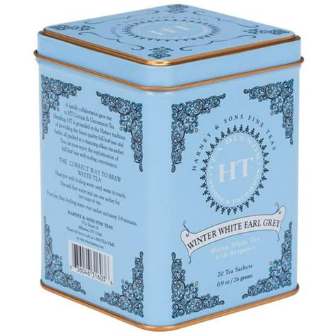 Harney & Sons, Winter White Earl Grey, Mutan White Tea with Bergamot, 20 Ct - Walmart.com ...