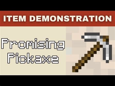 Promising Pickaxe | Hypixel SkyBlock Wiki | Fandom