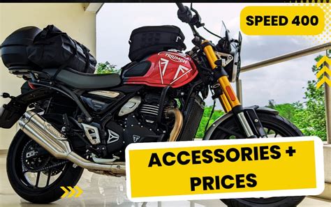 Triumph Speed 400 Accessories with Prices (& Video)