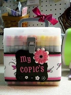 CRAFTY STORAGE: Copic Marker Storage idea.