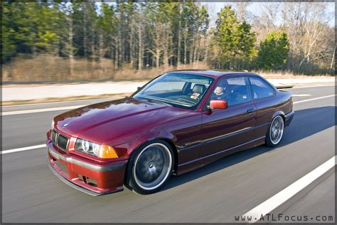 BMW E36 328iS Burgundy Rolling MTech 1 | Halston Pitman ...