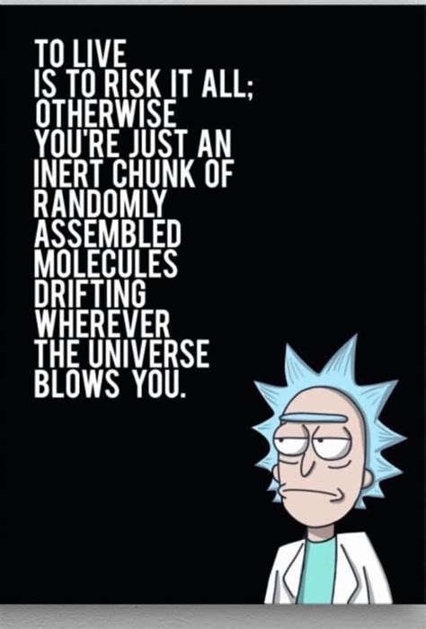 Pin by kaylee taylor on Positive self affirmations | Rick and morty quotes, Rick and morty ...
