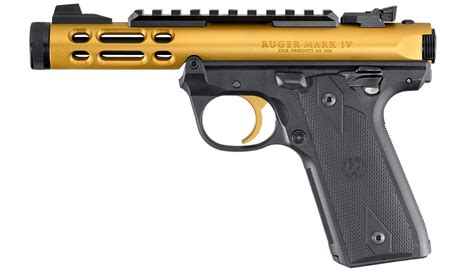 Ruger Mk IV 22/45 Lite - Gold .22LR - TX Arms