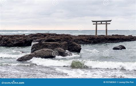 Oarai Isozaki Shrine In Japan Royalty-Free Stock Image | CartoonDealer.com #93768328