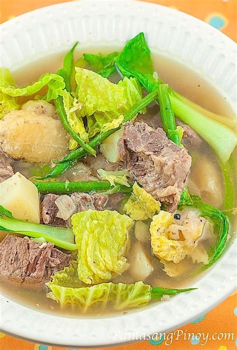 Traditional Slow Cooked Beef Nilaga Soup Recipe - Panlasang Pinoy ...