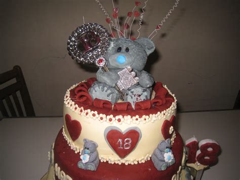 Rajany's Cake Decorations and Sugarcraft: Me to You -18th Birthday cake