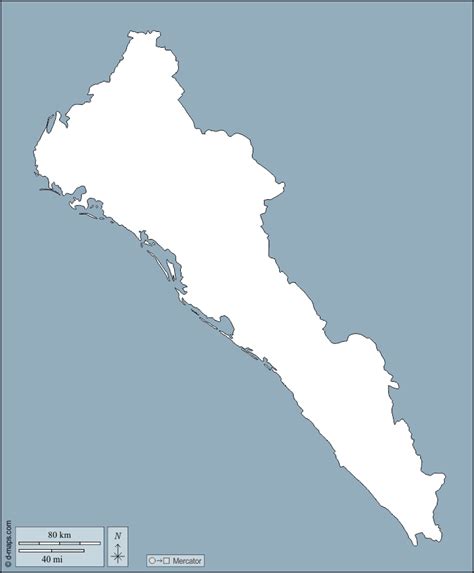 Sinaloa Mexico Map