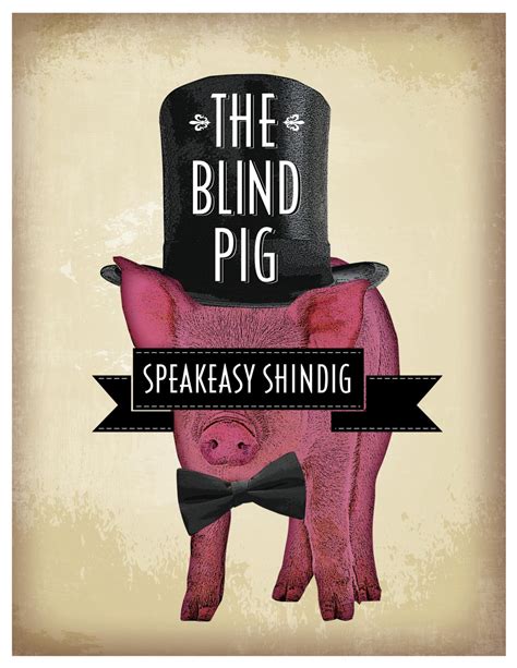 The Blind Pig a Speakeasy Shindig Tickets in Indianapolis, IN, United States