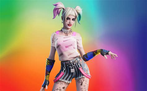 Download wallpaper 1280x800 harley quinn, fortnite skin, video game ...