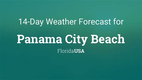 Panama City Beach, Florida, USA 14 day weather forecast