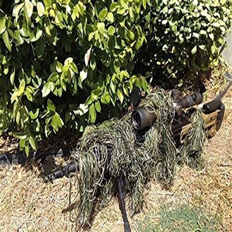 Elastic Synthetic Fiber Camo Wrap For Ghillie Paintball Airsoft Rifle Camoflauge Rifle Wrap ...