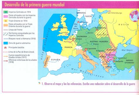 Blog Geografía e Historia Bojollo: Mapas Primera Guerra Mundial