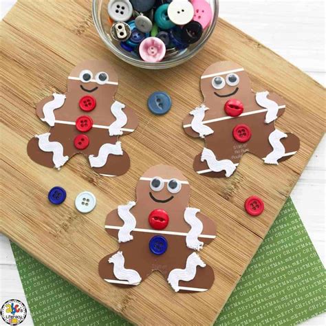 15 Adorable Gingerbread Man Crafts For Kids - SoCal Field Trips