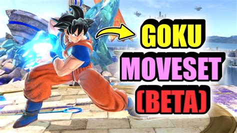 Goku Moveset (BETA) in Super Smash Bros. Ultimate! (Mod) - YouTube