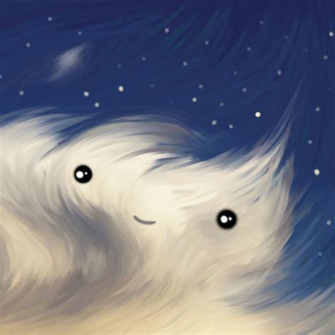 Fluffy clouds on Behance