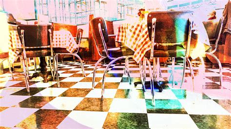 Old Time Diner Digital Art by Susan Stone - Pixels