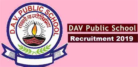 DAV Public School Recruitment 2019 - Govt Jobs for Non-Teaching and ...