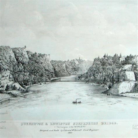 Queenston & Lewiston Suspension Bridge. | Castellani Art Museum