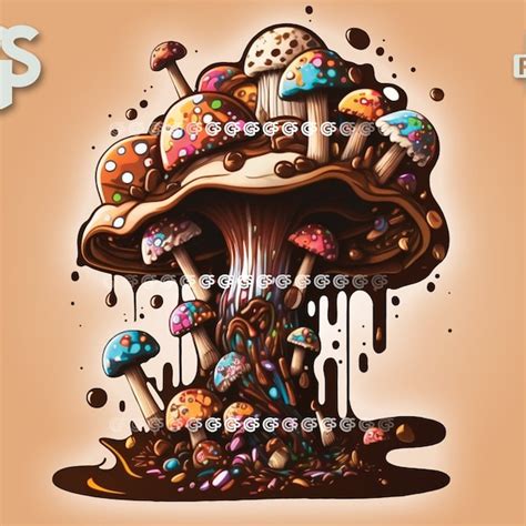 Psychedelic Mushroom Chocolate - Etsy