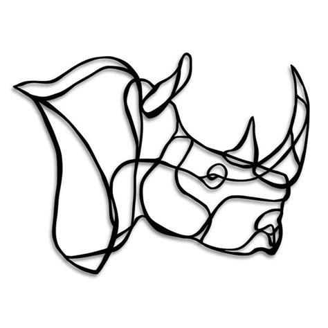 Rhino Line Drawing | Free download on ClipArtMag