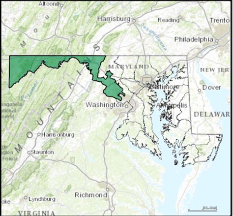 Maryland Congressional District Map 2019