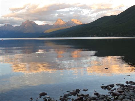 Sunset at Lake McDonald at Apgar, Glacier National Park | National ...