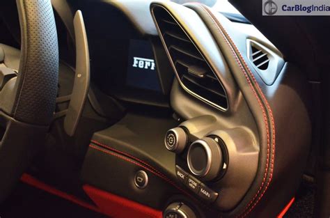 Ferrari 488 GTB India Launch interiors 2 - CarBlogIndia