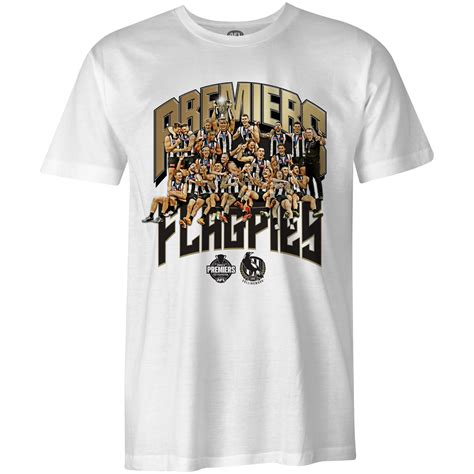 Collingwood Magpies AFL 2023 Premiers Mens Celebration Tee