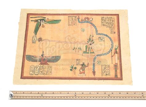 Lot #517 - THE MUMMY (1999) - Hamunaptra Map - Price Estimate: $600 - $800