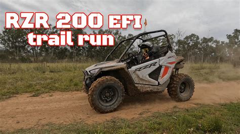 POLARIS RZR 200 - We test out our new beast at the tracks - YouTube