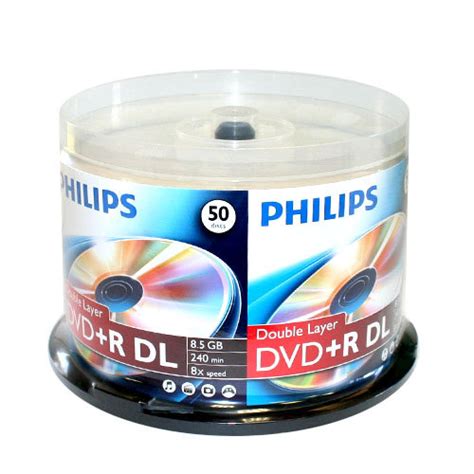 Philips Branded Dual Layer 8X DVD+R DL Blank Disc