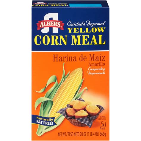 Albers® Yellow Enriched & Degermed Corn Meal 20 oz. Box - Walmart.com ...